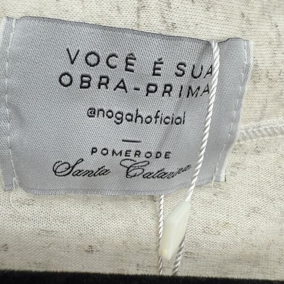 Nogah Chakras Kimono Top O/S Natural Ivory Linen Blend NEW Art to wear - Picture 7 of 12